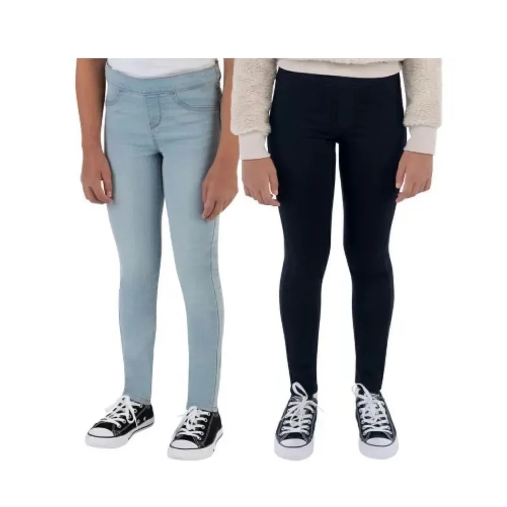 Levi's Girls' 2 Pack Pull On Jean 6 pairs size 16 Pink Blue Black - Picture 3 of 15